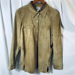 Vintage Liz Claiborne 100% Suede Shirt Jacket (CL)